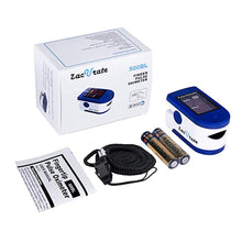 Load image into Gallery viewer, Zacurate Fingertip Pulse Oximeter Blood Oxygen Saturation Monitor
